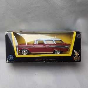 Road Signature Lucky Diecast 1957 Chevrolet Nomad Red 1:43 1/43 NIB